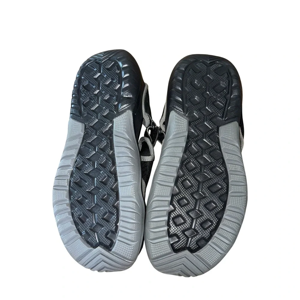 Crocs Swiftwater Mesh Water Sandals Mens 14 Black Grey Outdoor Hiking Shoes